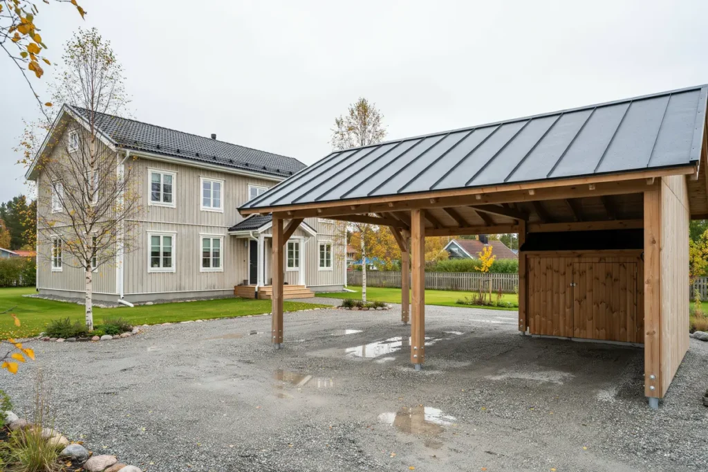 bygga carport i villa m tt materialval bygglov och smarta l sningar f r en h llbar parkering