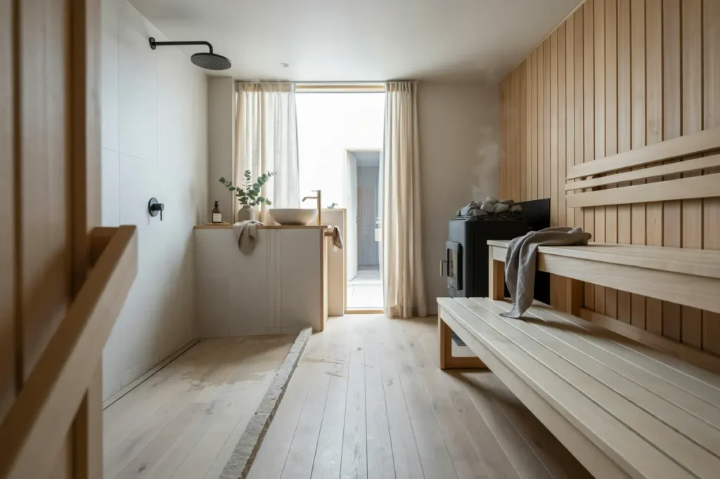 renovering av badrum och bastu i villa i gustavsberg